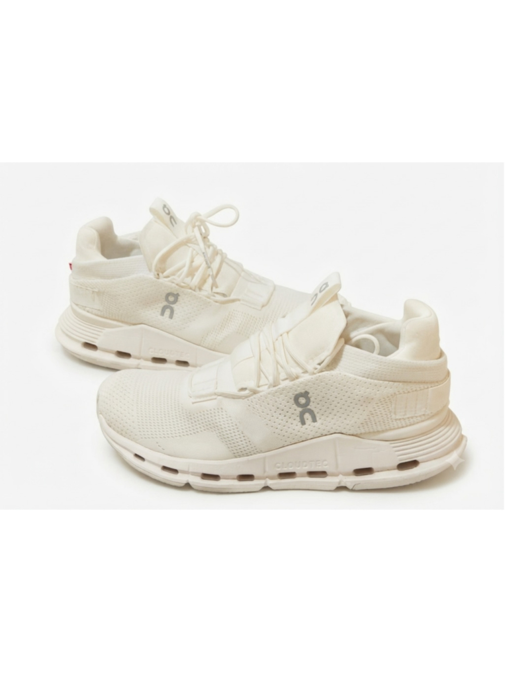 Women's On Running Cloudnova Undyed White 26.98227 Running Shoes Size 6.5 - Picture 2 of 5